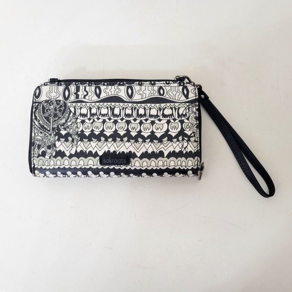 Sakroots Graphic Design Wristlet - Picture 2 of 5